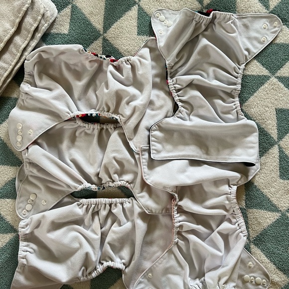 Colorful Cloth Diaper Set - Picture 2 of 4